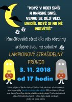 strašidelný lampionový průvod 3.11.2018